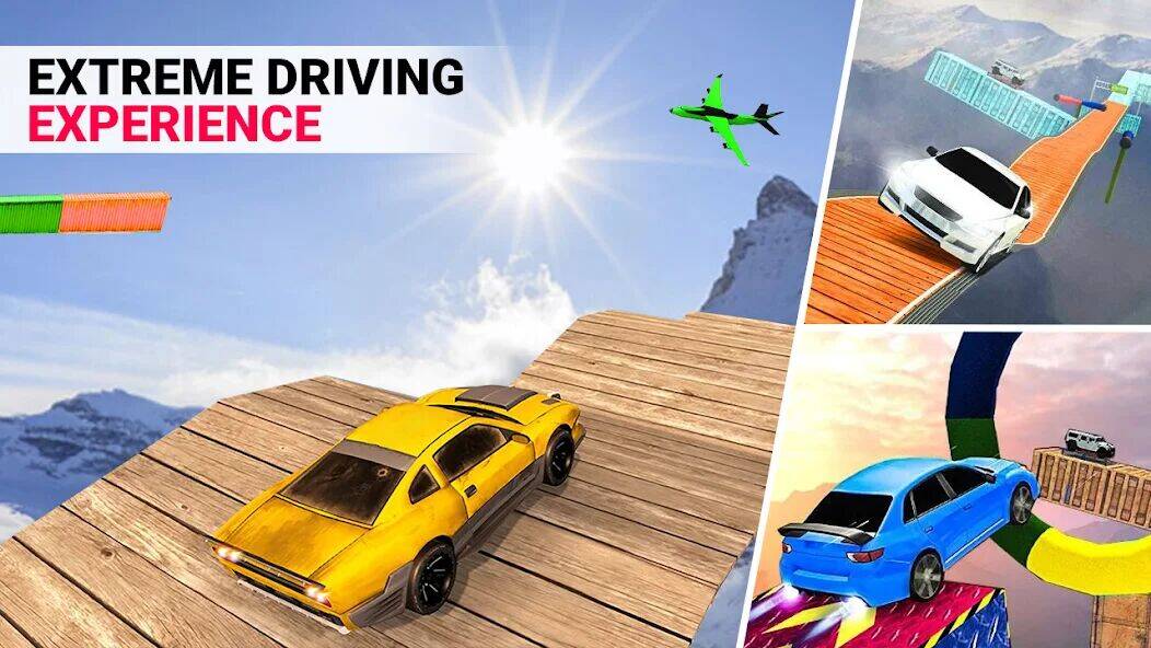 Скачать взломанную Ramp Car Stunt Challenge [Много монет] MOD apk на Андроид
