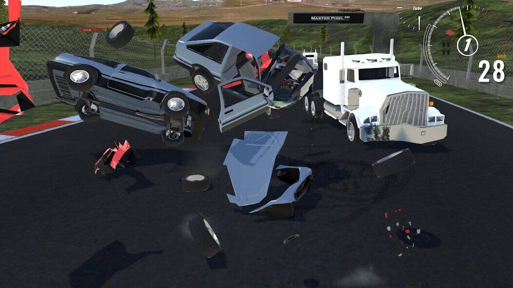 Скачать взломанную Destructive Car Race Generator [Мод меню] MOD apk на Андроид
