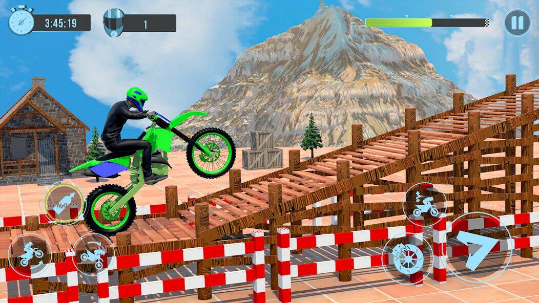 Скачать взломанную Велосипедная трюковая игра [Мод меню] MOD apk на Андроид