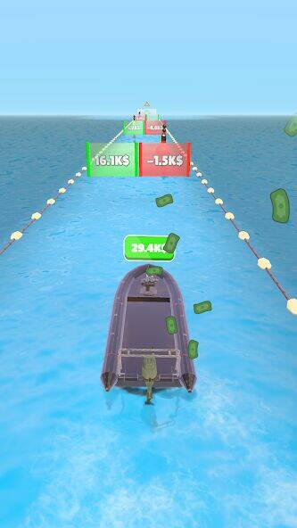 Скачать взломанную Boat Evolution [Много денег] MOD apk на Андроид