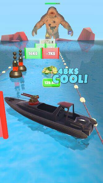 Скачать взломанную Boat Evolution [Много денег] MOD apk на Андроид
