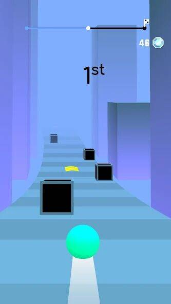 Скачать взломанную Игра "Гонка мячей-3D [Мод меню] MOD apk на Андроид