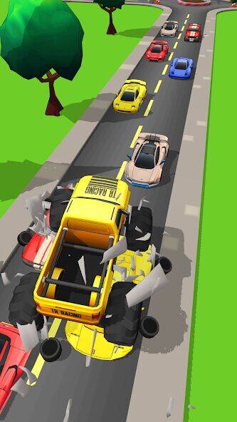 Скачать взломанную Monster Truck Rampage [Много монет] MOD apk на Андроид