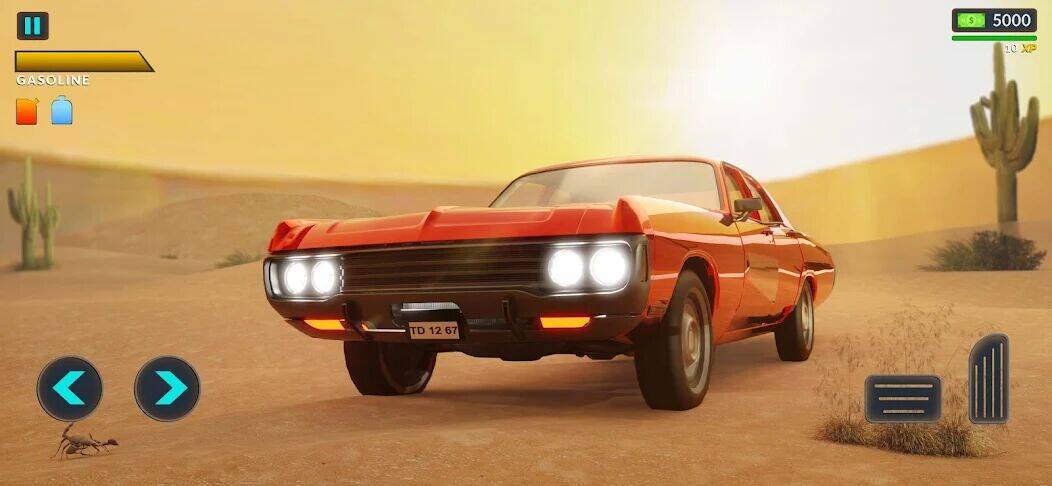 Скачать взломанную Long Road Trip - Car Driving [Много денег] MOD apk на Андроид