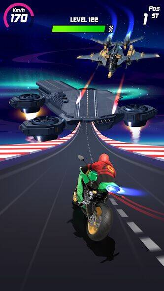 Скачать взломанную Bike Game 3D: Racing Game [Много монет] MOD apk на Андроид
