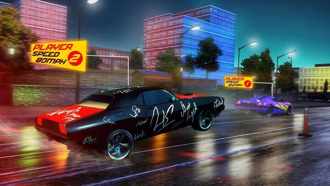 Скачать взломанную Максимальная скорость Drag Rac [Много монет] MOD apk на Андроид