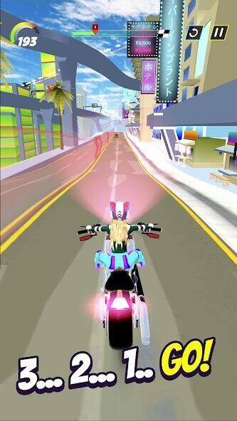 Скачать взломанную Wild Wheels: Мото гонки 3D [Много монет] MOD apk на Андроид