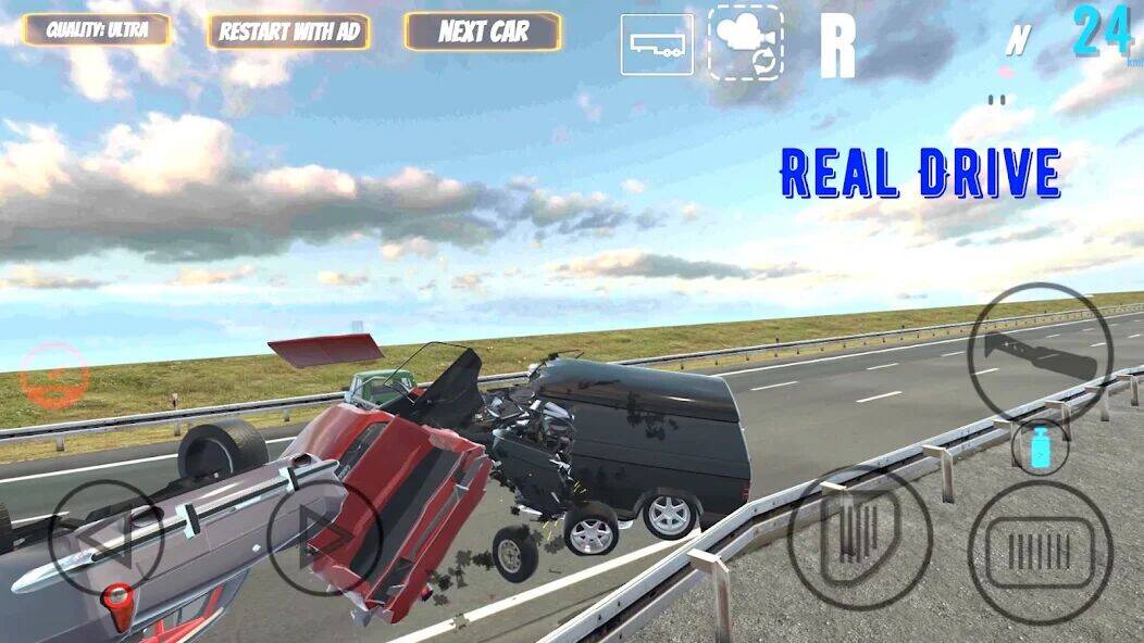 Скачать взломанную Real Drive [Много монет] MOD apk на Андроид