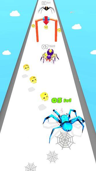 Скачать взломанную Insect Evolution Run [Бесплатные покупки] MOD apk на Андроид