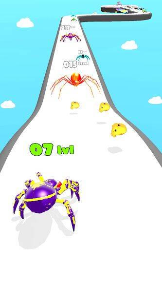 Скачать взломанную Insect Evolution Run [Бесплатные покупки] MOD apk на Андроид