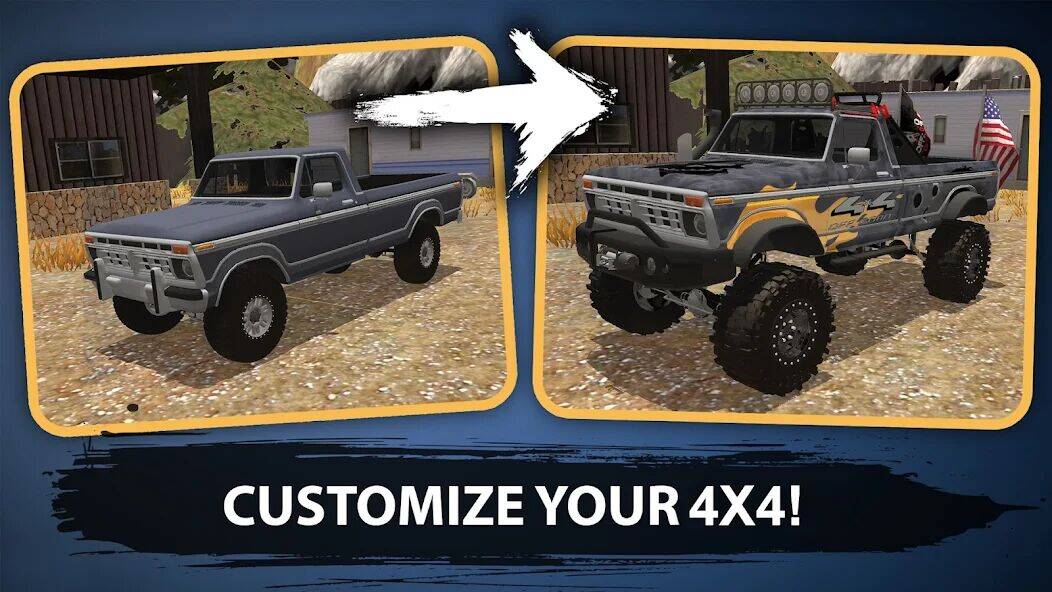 Скачать взломанную Машины По Грязи: Вождения 4X4 [Много монет] MOD apk на Андроид
