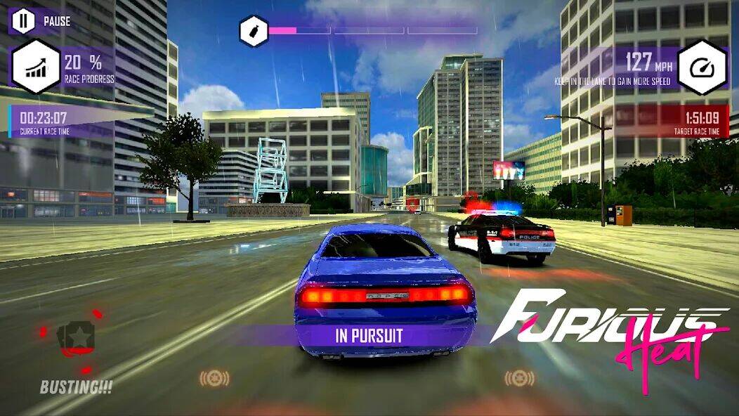 Скачать взломанную Furious: Heat Racing 2023 [Много денег] MOD apk на Андроид
