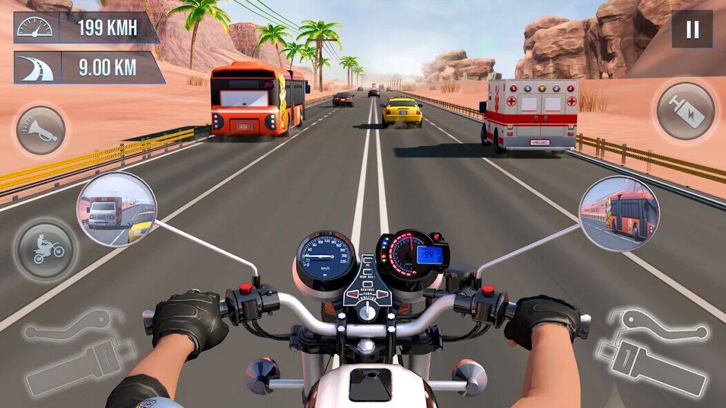Скачать взломанную Велосипедные гонки 3D-гонка [Много денег] MOD apk на Андроид