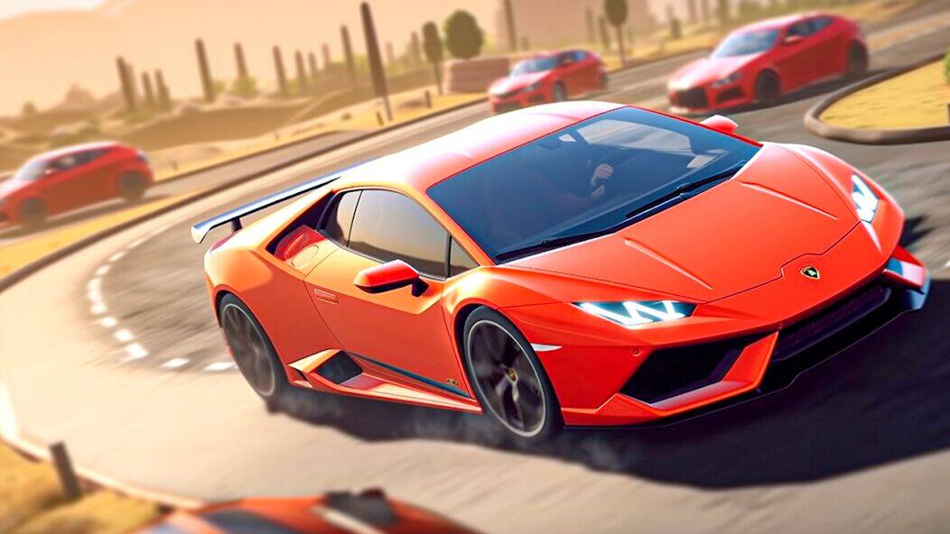 Скачать взломанную Extreme Car Drag Racing [Бесплатные покупки] MOD apk на Андроид