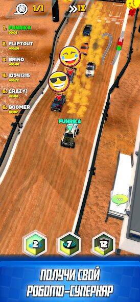 Скачать взломанную Top Race: Боевые гонки на авто [Много денег] MOD apk на Андроид