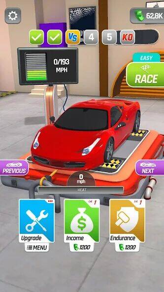Скачать взломанную Dyno Racing [Много монет] MOD apk на Андроид