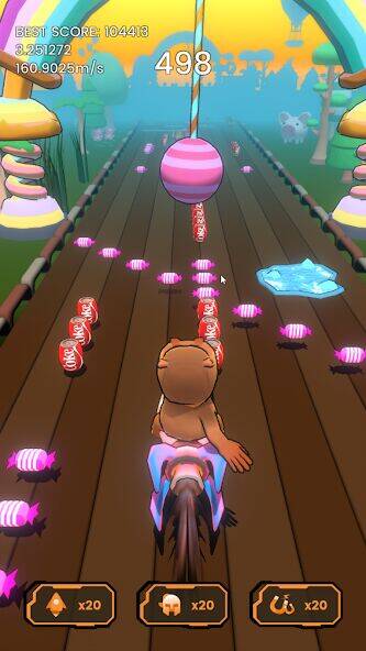 Скачать взломанную Hippo Dash [Бесплатные покупки] MOD apk на Андроид