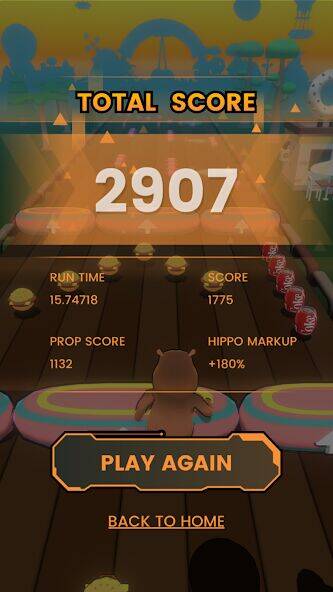 Скачать взломанную Hippo Dash [Бесплатные покупки] MOD apk на Андроид