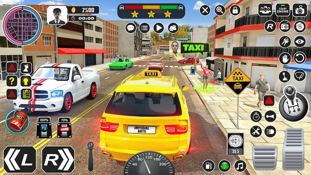 Скачать взломанную город такси вождение: игры [Мод меню] MOD apk на Андроид