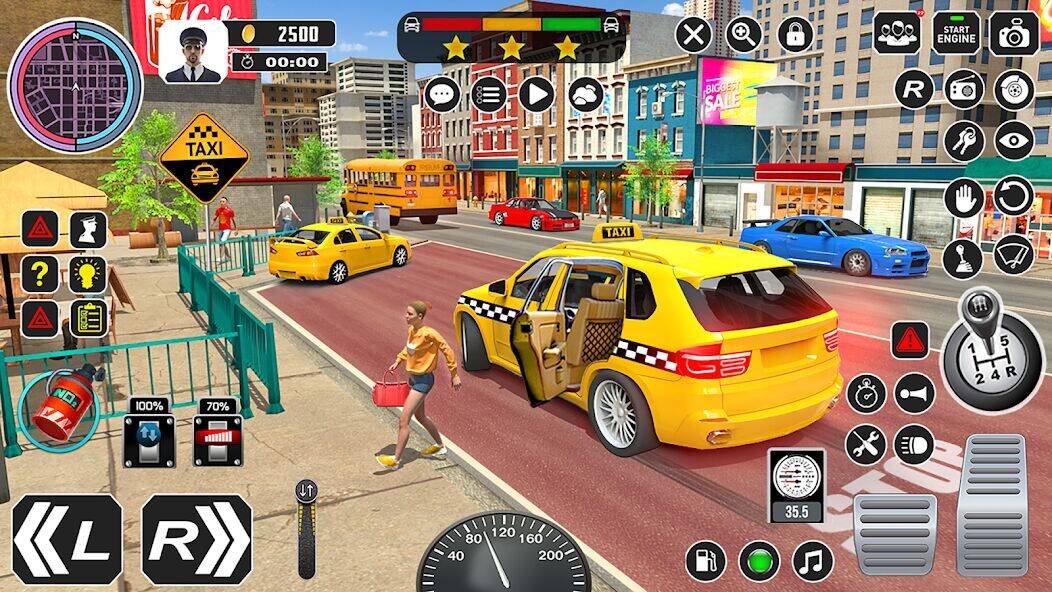 Скачать взломанную город такси вождение: игры [Мод меню] MOD apk на Андроид