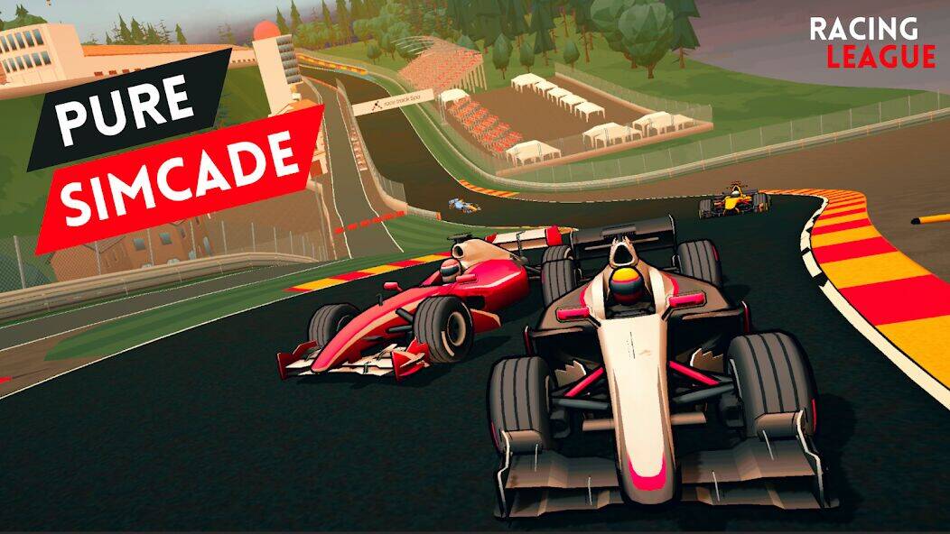 Скачать взломанную Racing League: 3D Race Offline [Много монет] MOD apk на Андроид