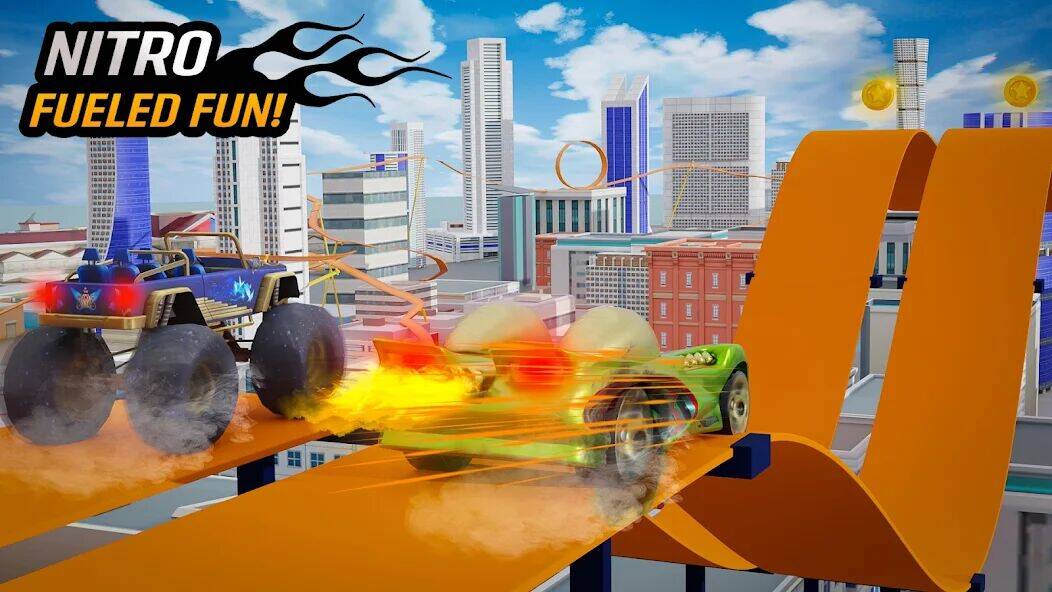 Скачать взломанную Игра Нано Монстр Трак Джем [Много денег] MOD apk на Андроид