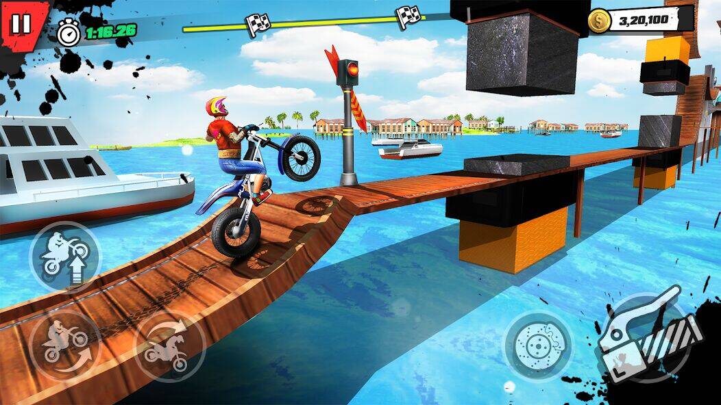 Скачать взломанную Trial Mania: игры гонки [Много монет] MOD apk на Андроид