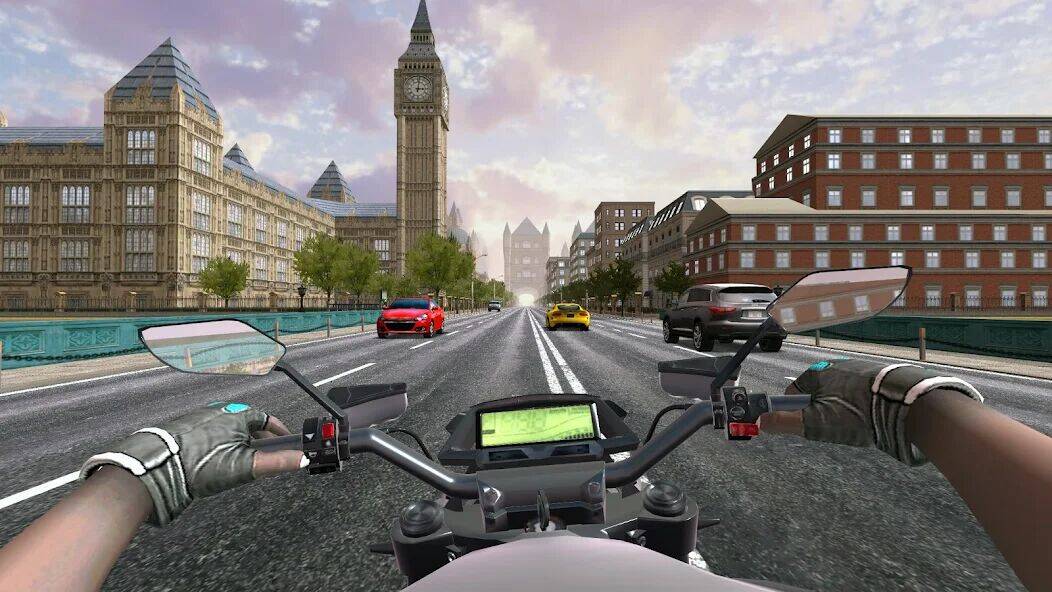 Скачать взломанную Traffic Bike Driving Simulator [Много монет] MOD apk на Андроид