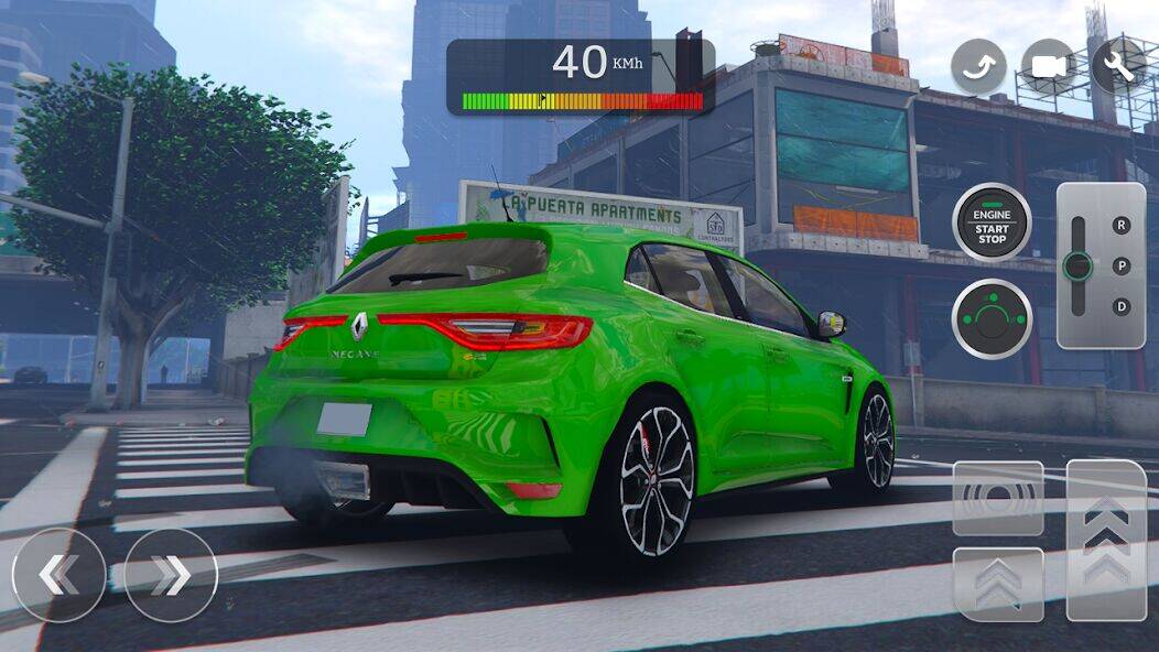 Скачать взломанную Renault Megane RS Simulator [Много монет] MOD apk на Андроид