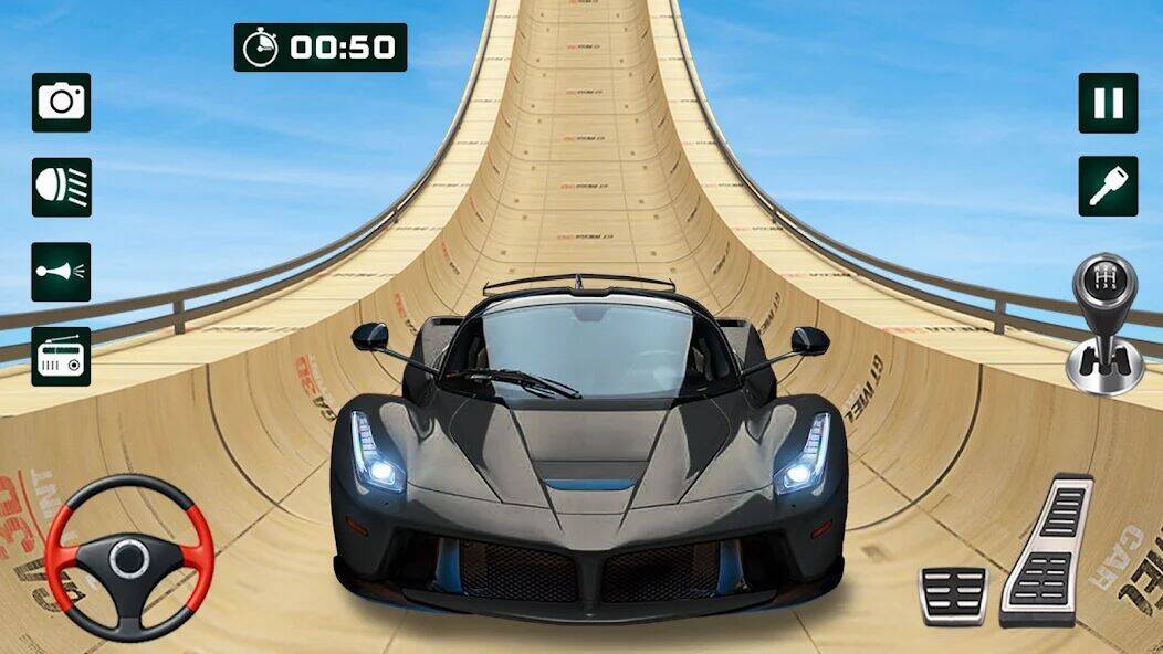 Скачать взломанную игры вождение автомобиля трюки [Мод меню] MOD apk на Андроид