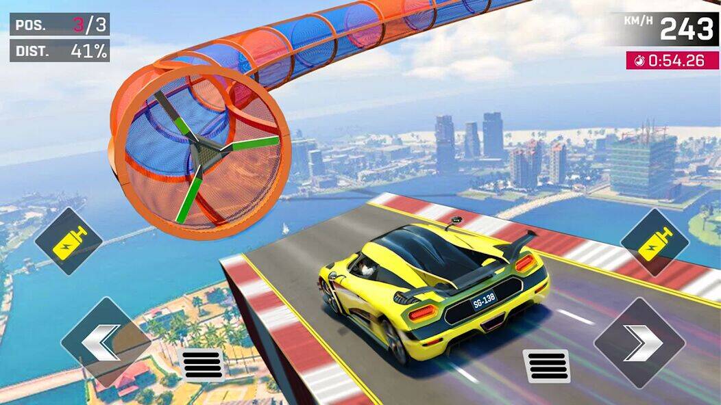 Скачать взломанную игры вождение автомобиля трюки [Мод меню] MOD apk на Андроид