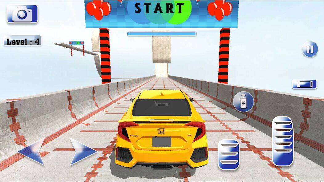 Скачать взломанную Сумасше автомобильные трюки GT [Много денег] MOD apk на Андроид