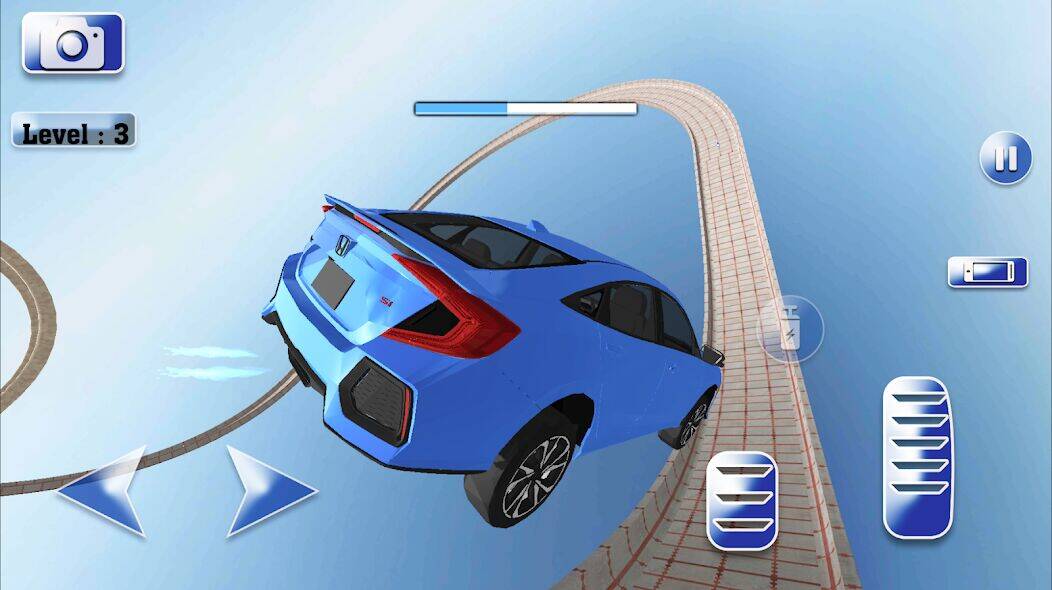 Скачать взломанную Сумасше автомобильные трюки GT [Много денег] MOD apk на Андроид
