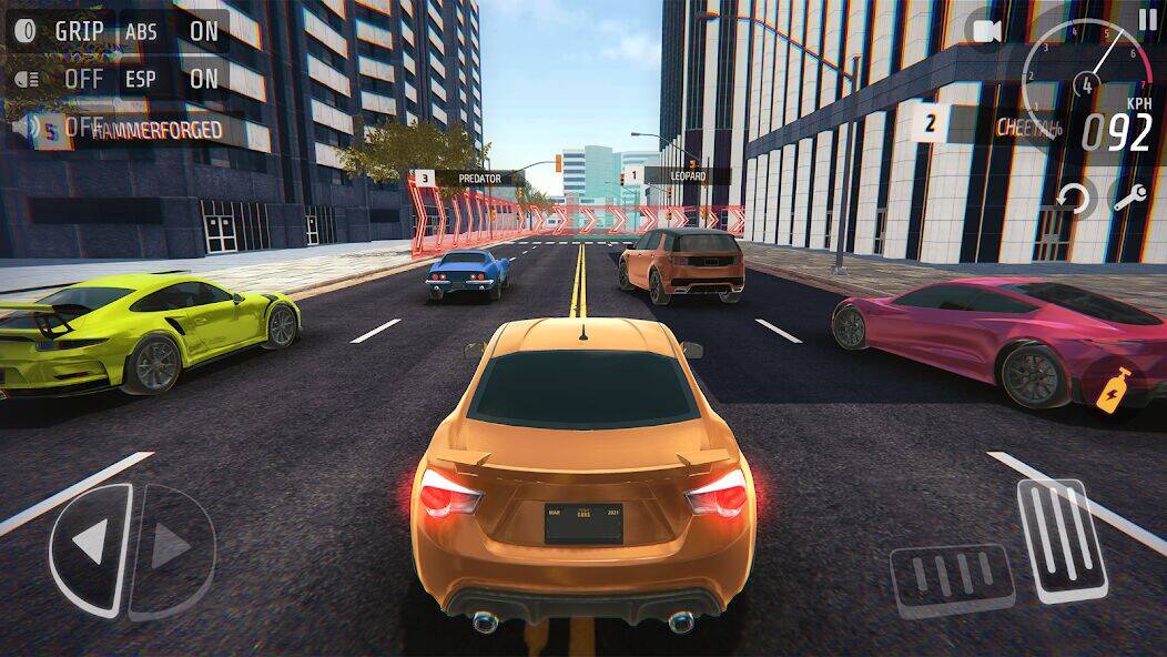 Скачать взломанную Nitro Speed - гонки на машинах [Бесплатные покупки] MOD apk на Андроид