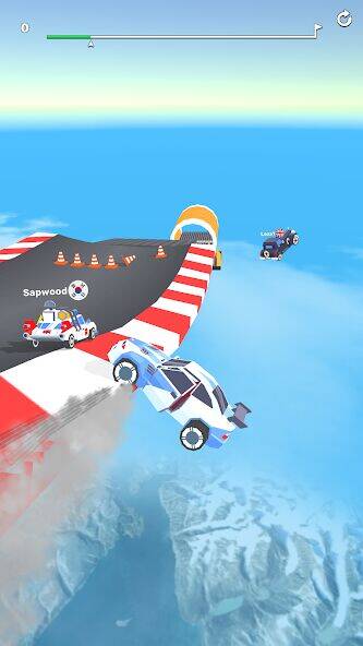 Скачать взломанную Ramp Racing 3D — Гонки и трюки [Много монет] MOD apk на Андроид
