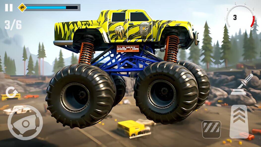 Скачать взломанную 4x4 Monster Truck Racing Games [Мод меню] MOD apk на Андроид