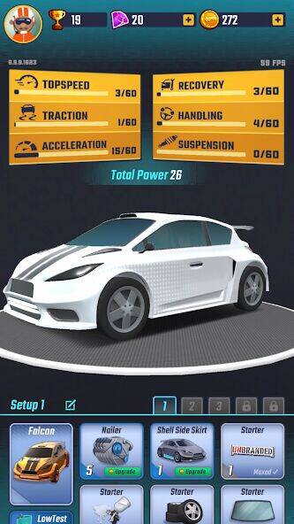 Скачать взломанную Rally Clash [Бесплатные покупки] MOD apk на Андроид