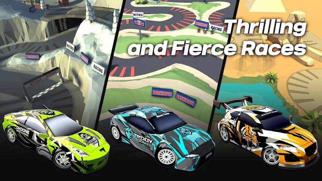 Скачать взломанную Drift Rally Boost ON [Бесплатные покупки] MOD apk на Андроид