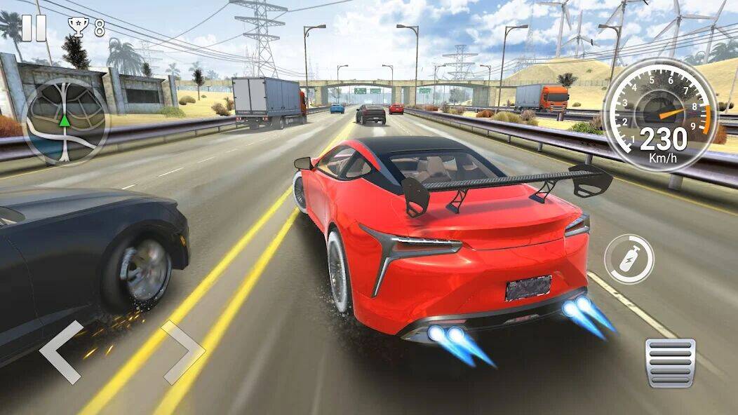Скачать взломанную Traffic Driving Car Simulator [Мод меню] MOD apk на Андроид