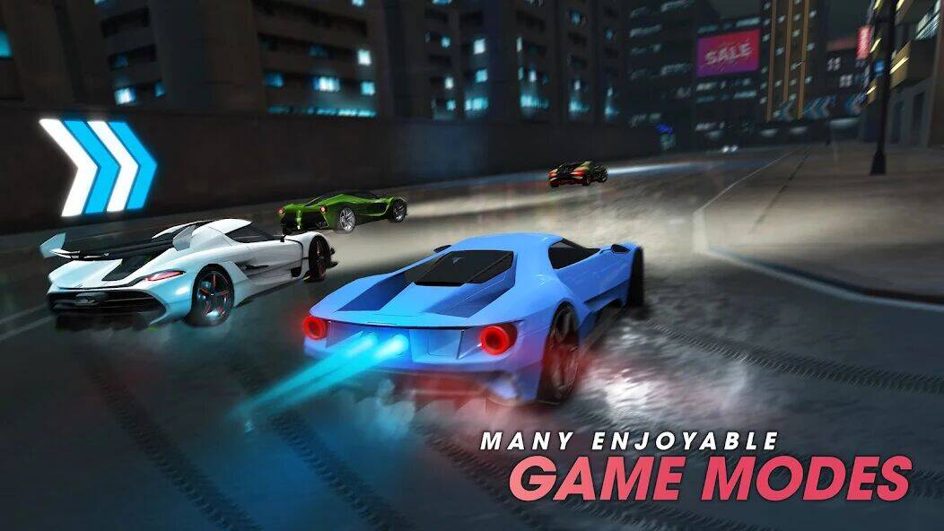 Скачать взломанную Driving Real Race City 3D [Много денег] MOD apk на Андроид
