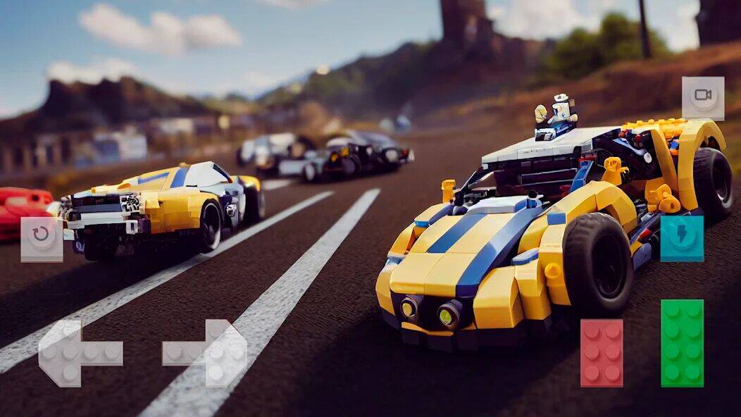 Скачать взломанную Block Car Wars Brick Car Crash [Мод меню] MOD apk на Андроид