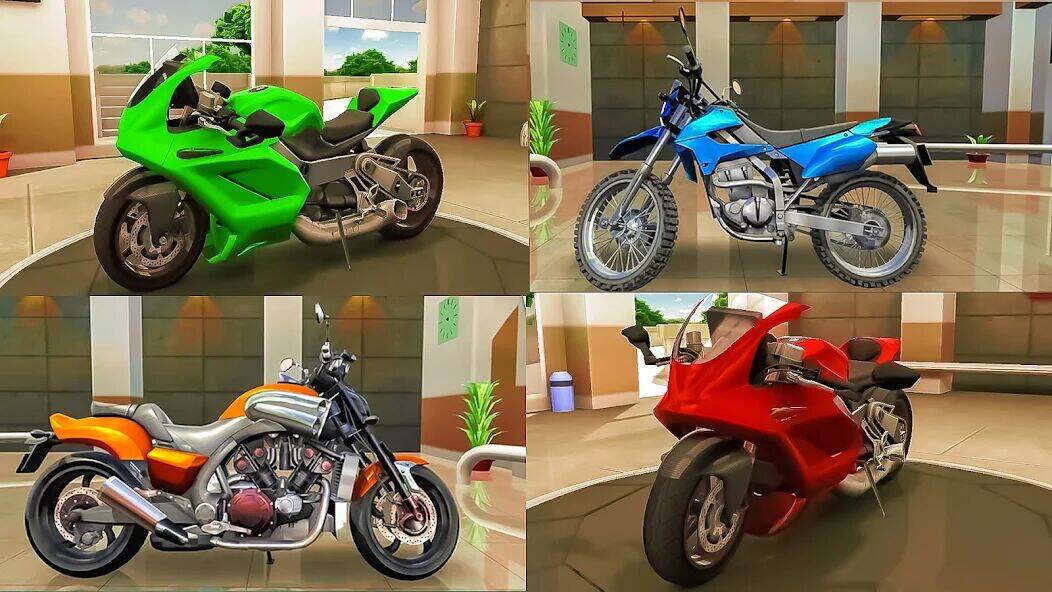 Скачать взломанную Moto Traffic Bike Race Game 3d [Мод меню] MOD apk на Андроид