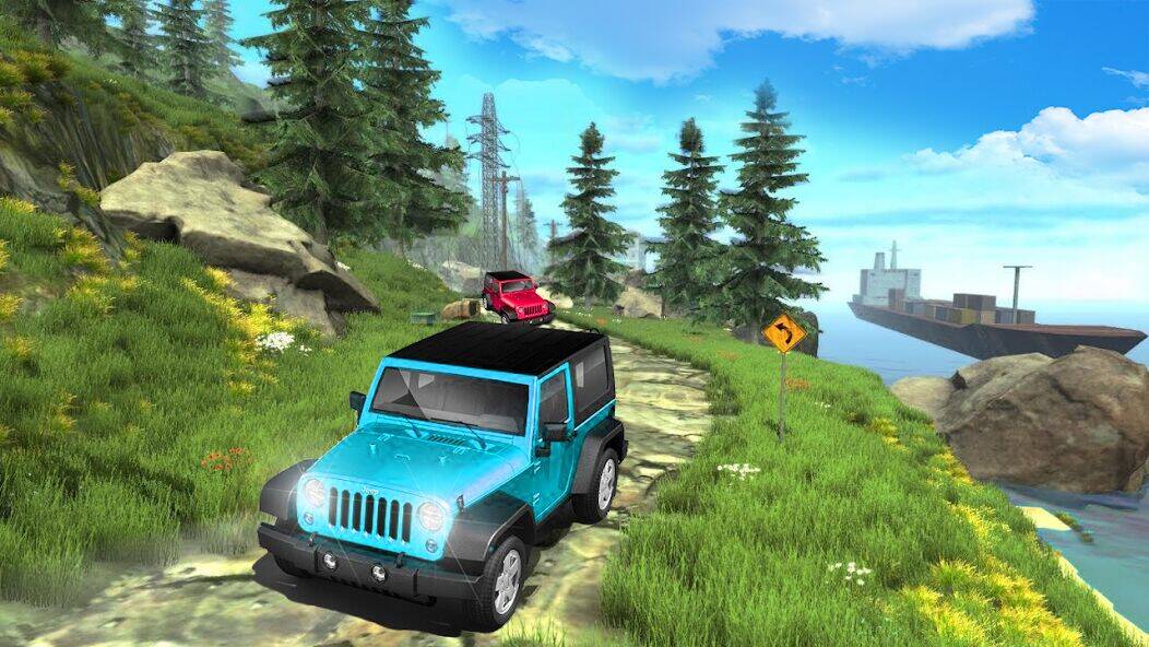 Скачать взломанную Игры про вождение внедорожника [Много монет] MOD apk на Андроид