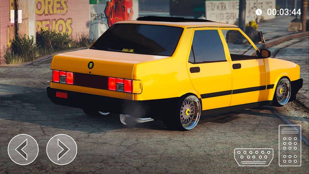 Скачать взломанную Advanced Parking Tofas Car Sim [Мод меню] MOD apk на Андроид