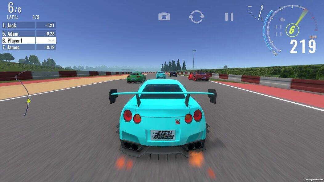 Скачать взломанную First Racer [Много денег] MOD apk на Андроид