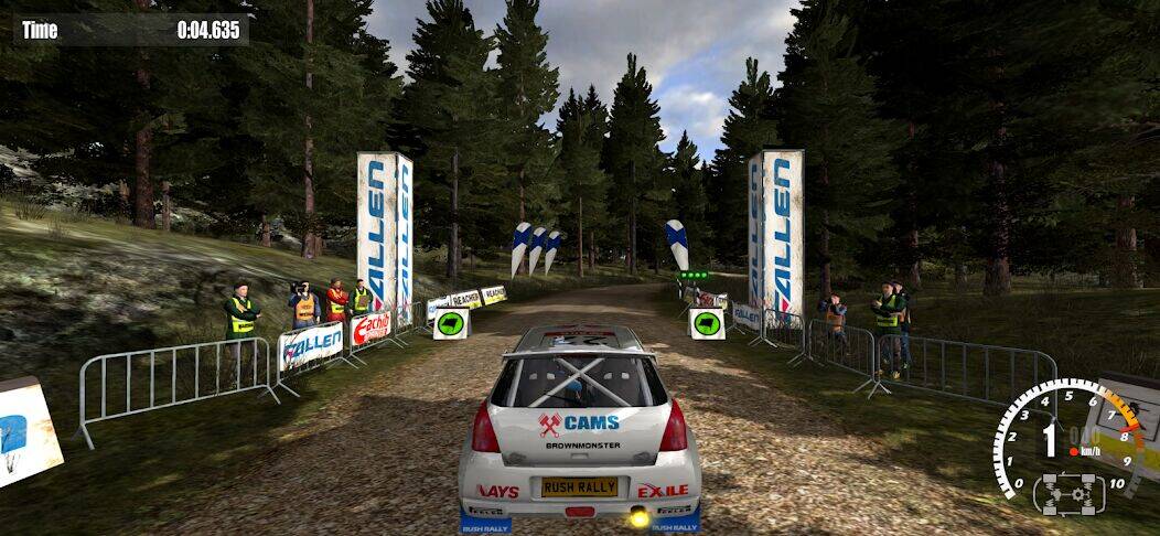 Скачать взломанную Rush Rally 3 Demo [Много монет] MOD apk на Андроид