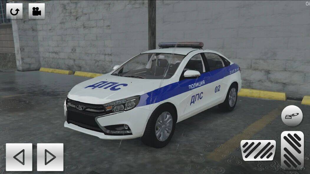 Скачать взломанную Полицейские гонки: ЛАДА Веста [Много монет] MOD apk на Андроид
