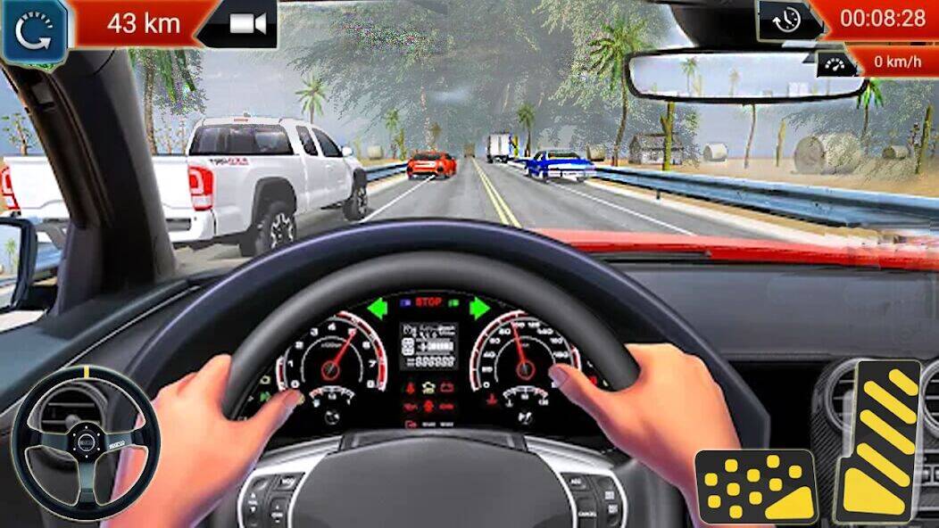 Скачать взломанную Traffic Racer Traffic Games [Мод меню] MOD apk на Андроид