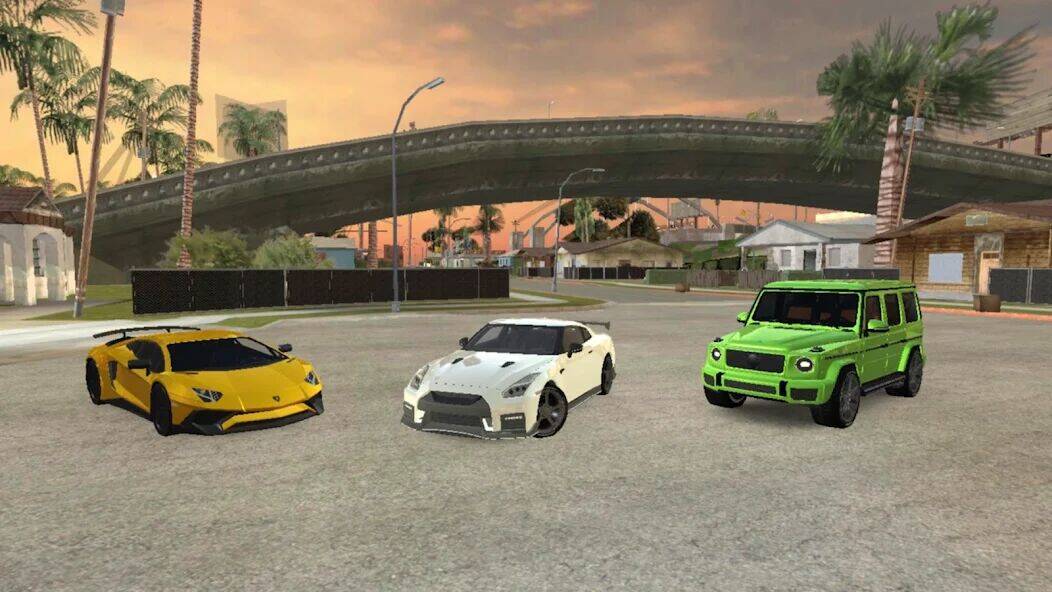 Скачать взломанную GT San Andreas City [Бесплатные покупки] MOD apk на Андроид