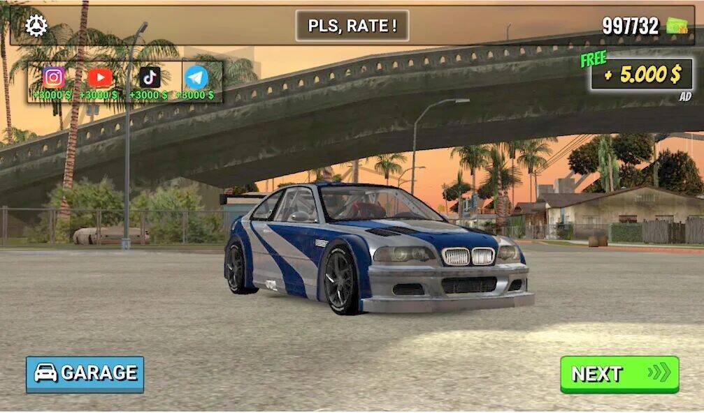 Скачать взломанную GT San Andreas City [Бесплатные покупки] MOD apk на Андроид